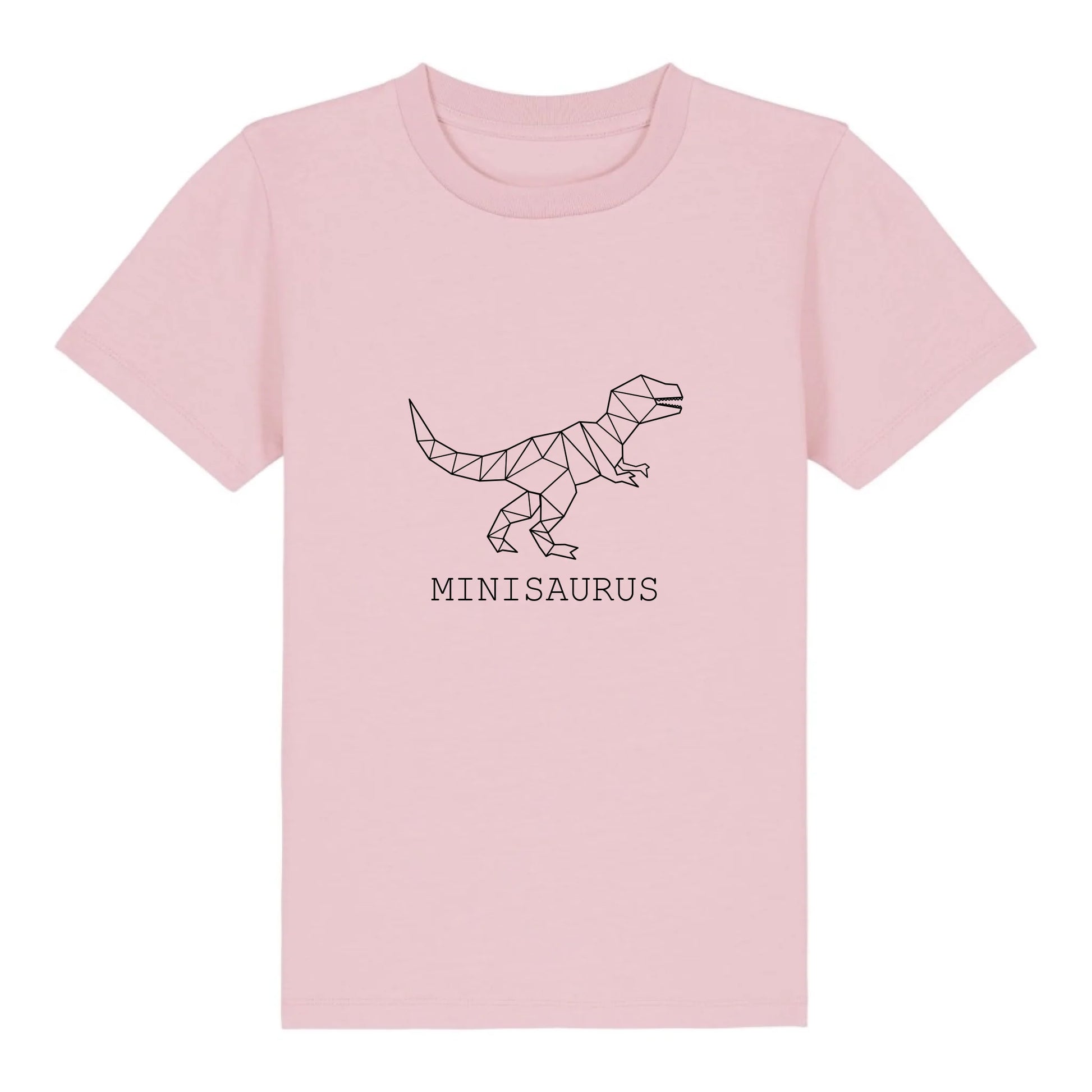 Minisaurus - Bio Kinder Shirt *personalisierbar (ohne Namen)* Mini Creator Shirt 2.0 ST ST Cotton-Pink