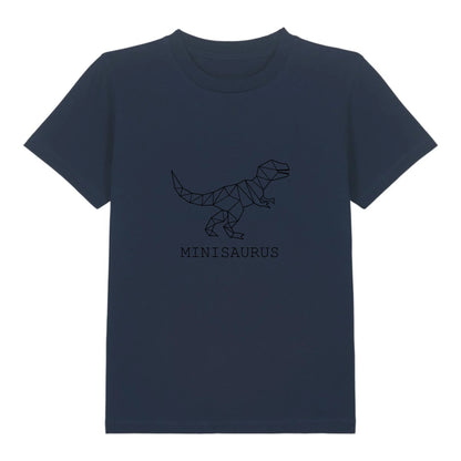 Minisaurus - Bio Kinder Shirt *personalisierbar (ohne Namen)* Mini Creator Shirt 2.0 ST ST French-Navy