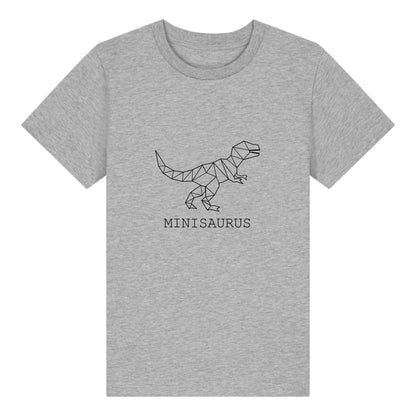 Minisaurus - Bio Kinder Shirt *personalisierbar (ohne Namen)* Mini Creator Shirt 2.0 ST ST Heather-Grey
