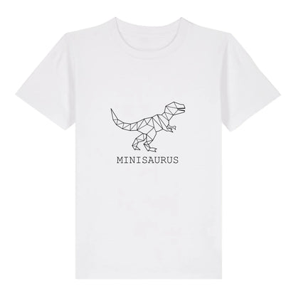 Minisaurus - Bio Kinder Shirt *personalisierbar (ohne Namen)* Mini Creator Shirt 2.0 ST ST White