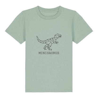 Minisaurus - Bio Kinder Shirt *personalisierbar (ohne Namen)* Mini Creator Shirt 2.0 ST ST Aloe