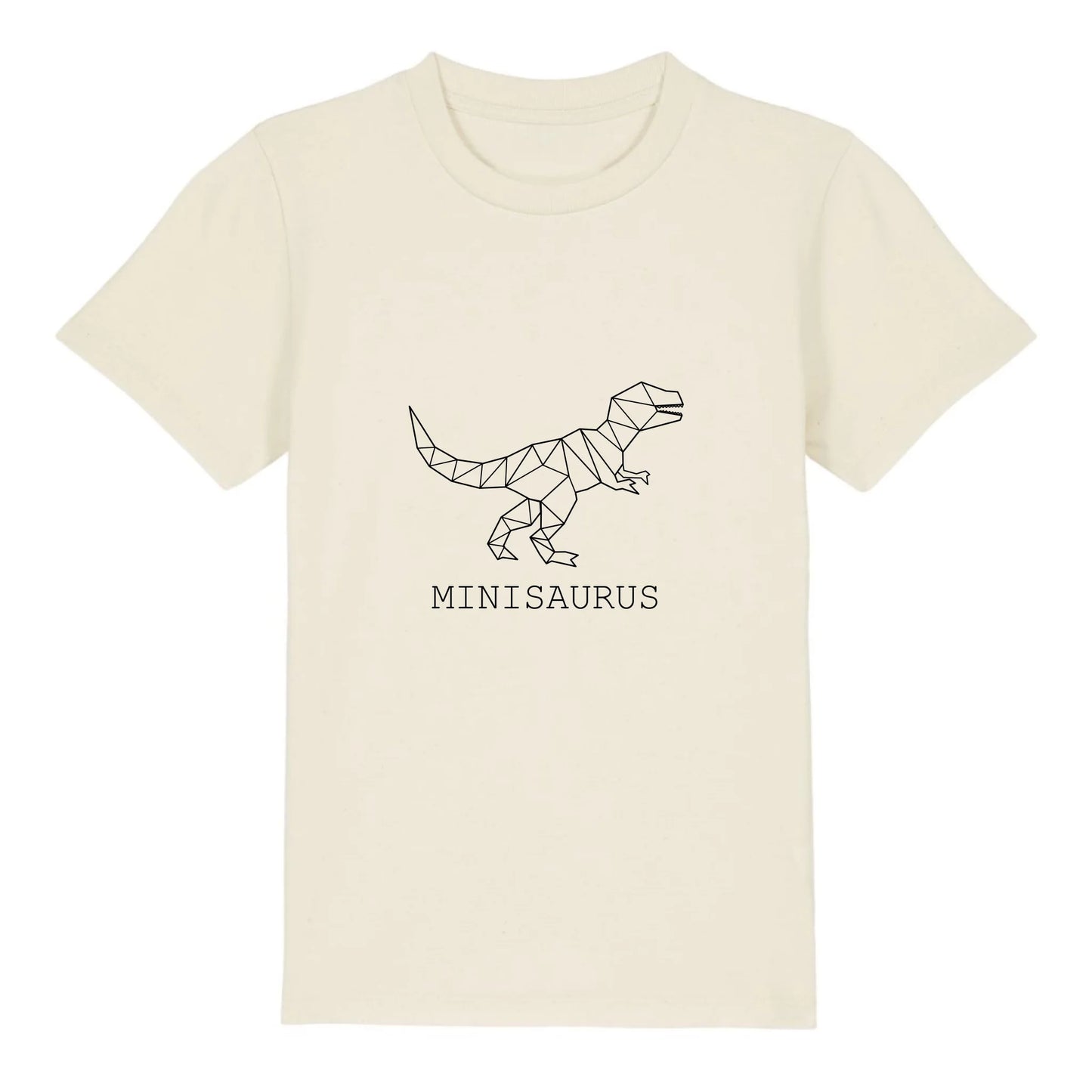 Minisaurus - Bio Kinder Shirt *personalisierbar (ohne Namen)* Mini Creator Shirt 2.0 ST ST Natural-Raw