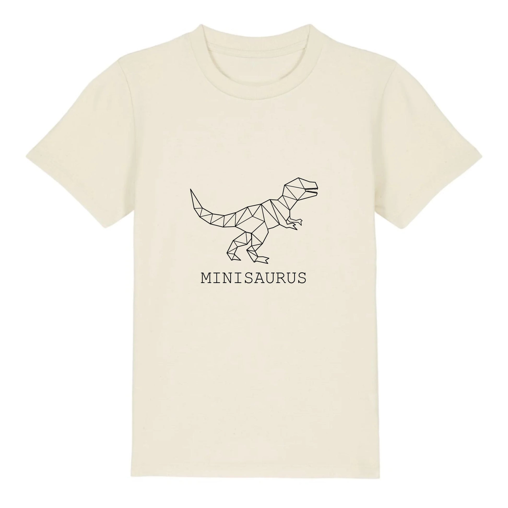 Minisaurus - Bio Kinder Shirt *personalisierbar (ohne Namen)* Mini Creator Shirt 2.0 ST ST Natural-Raw