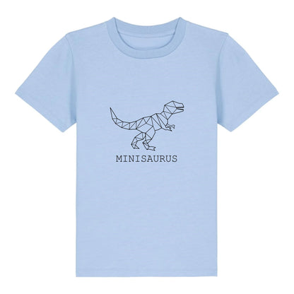 Minisaurus - Bio Kinder Shirt *personalisierbar (ohne Namen)* Mini Creator Shirt 2.0 ST ST Blue-Soul