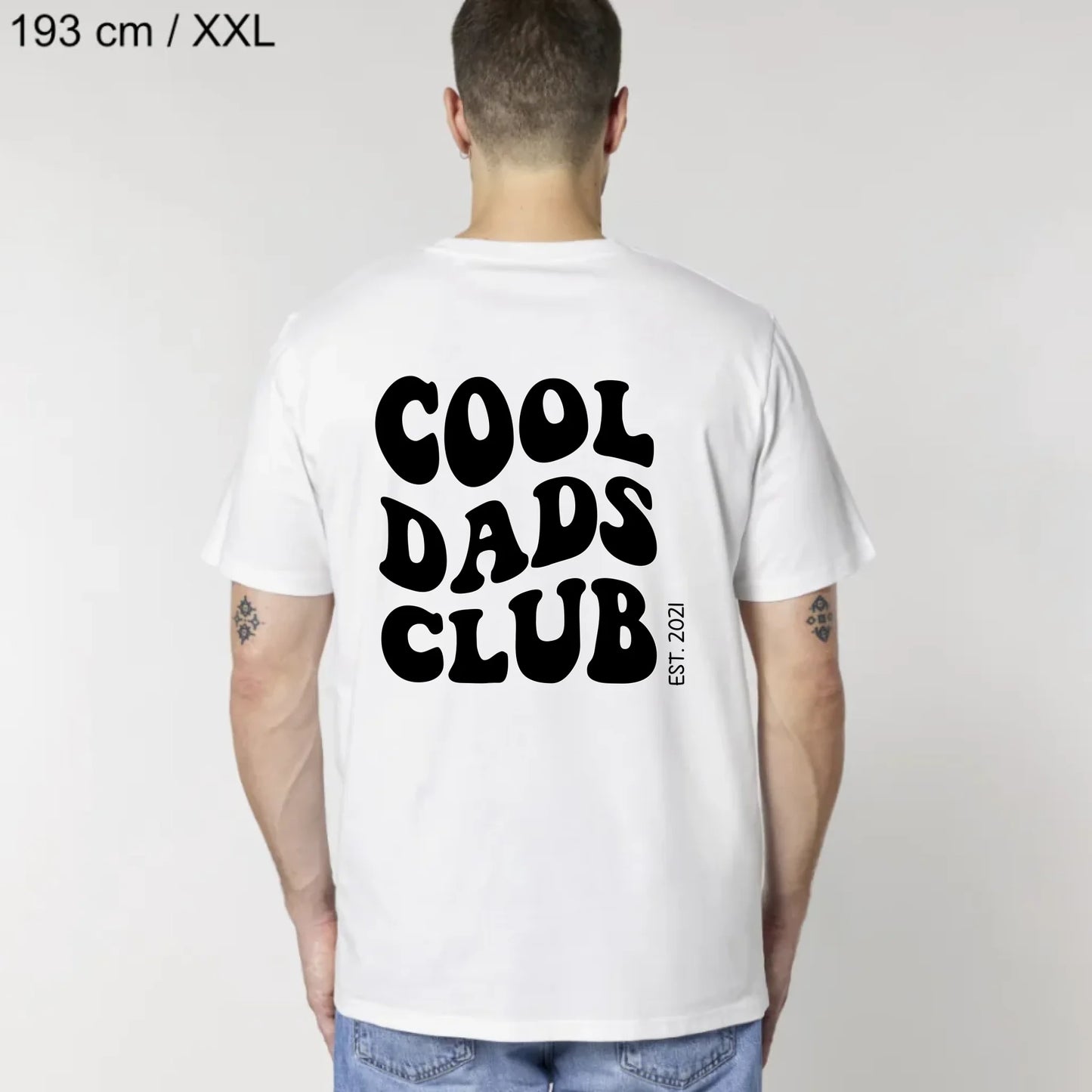 Cool Dads Club Backprint - Bio Herren Shirt *personalisierbar*