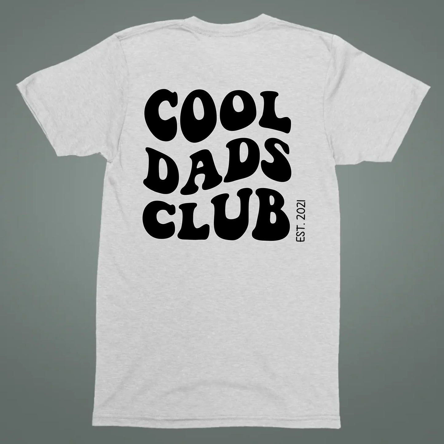 Cool Dads Club Backprint - Bio Herren Shirt *personalisierbar* Creator T-Shirt 2.0 ST ST BACK ONLY Heather-Grey