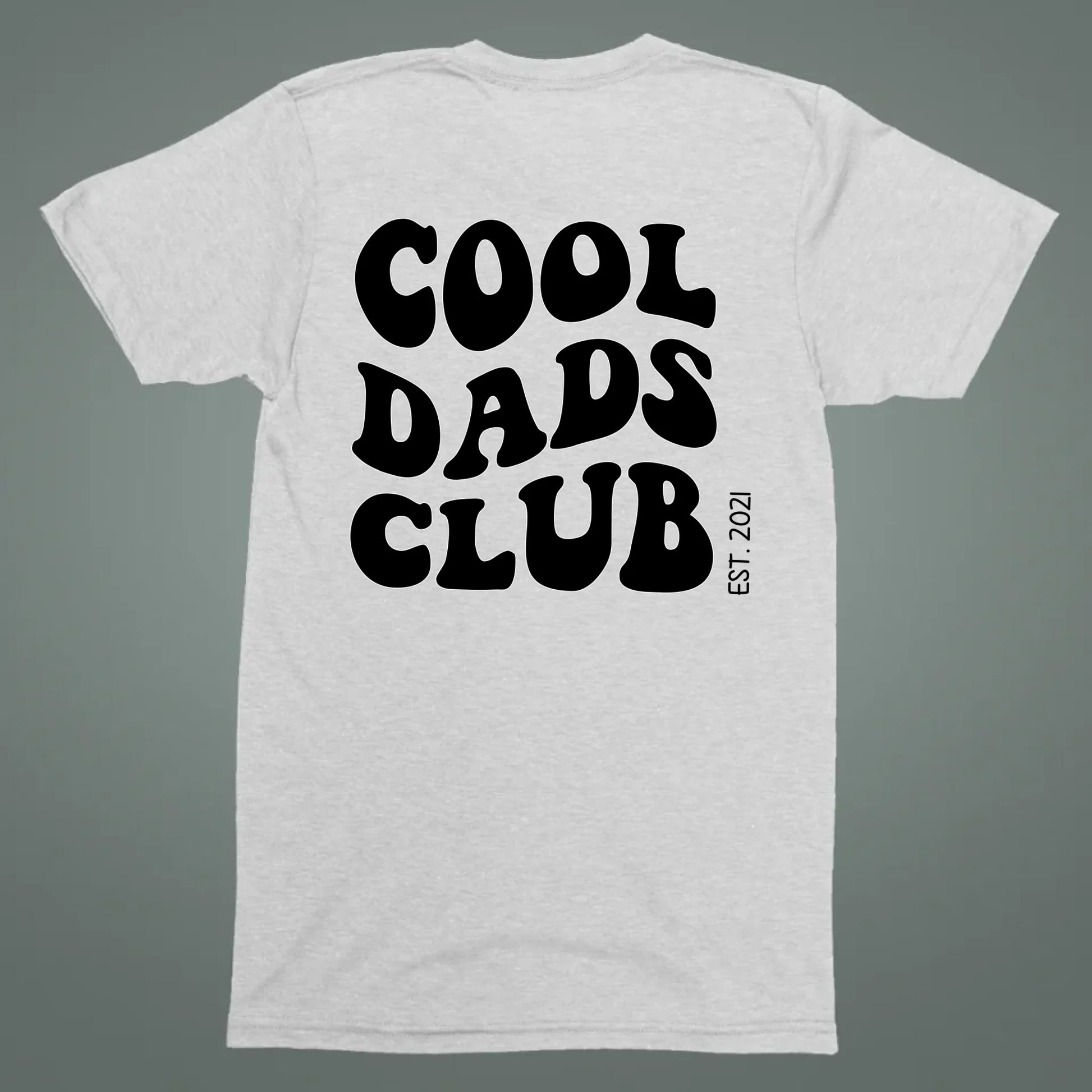 Cool Dads Club Backprint - Bio Herren Shirt *personalisierbar* Creator T-Shirt 2.0 ST ST BACK ONLY Heather-Grey