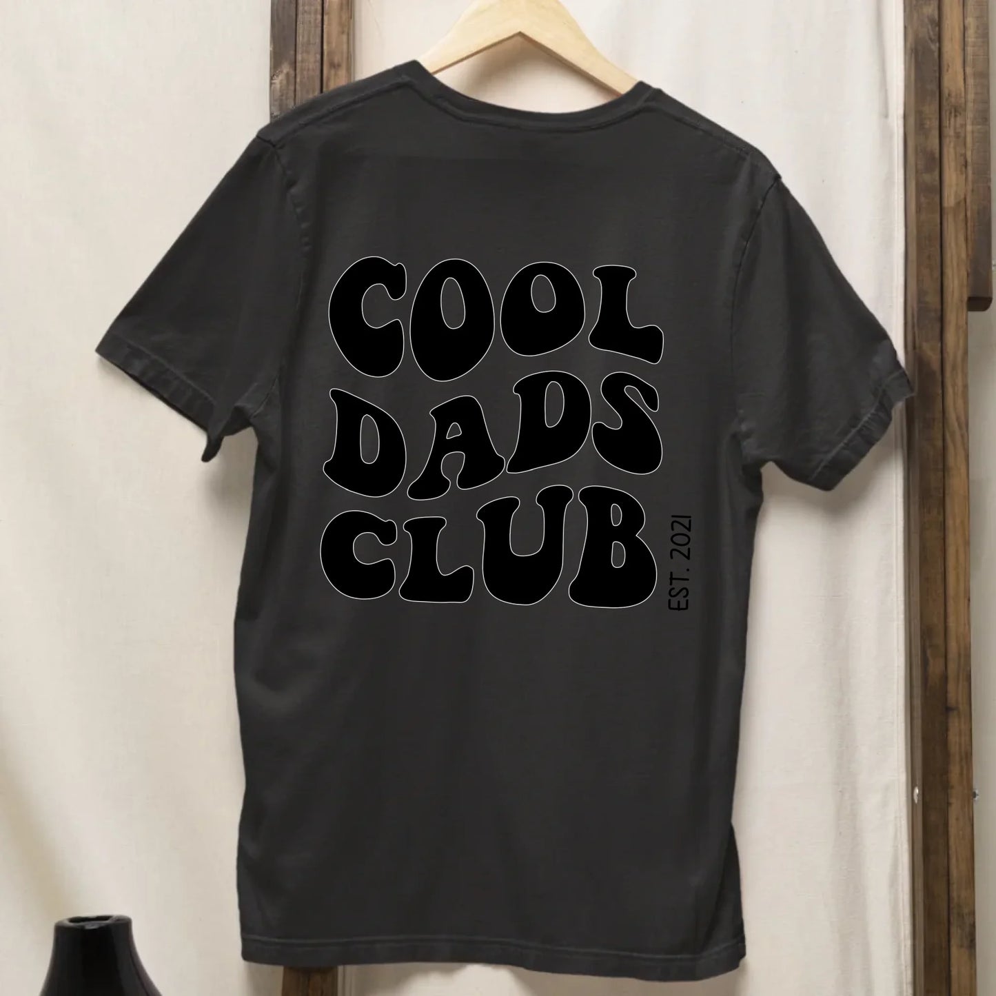Cool Dads Club Backprint - Bio Herren Shirt *personalisierbar* Creator T-Shirt 2.0 ST ST BACK ONLY Black