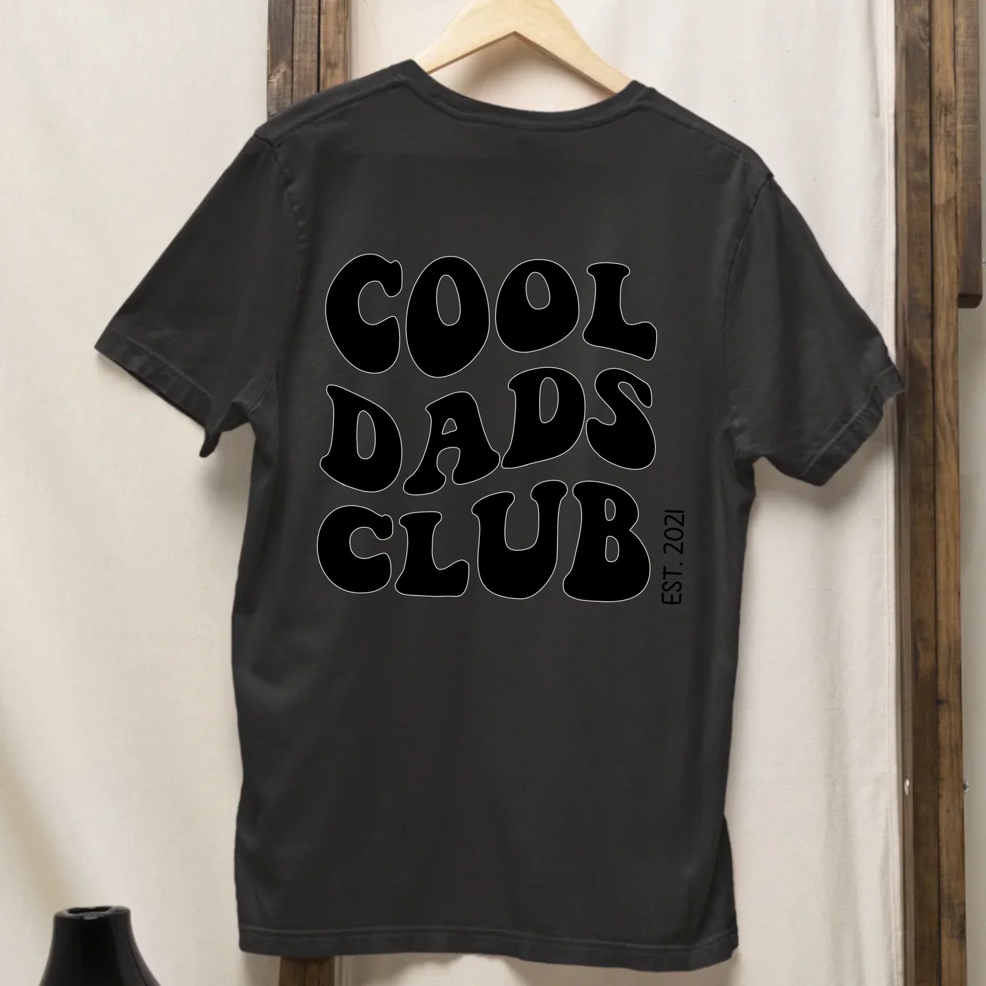 Cool Dads Club Backprint - Bio Herren Shirt *personalisierbar* Creator T-Shirt 2.0 ST ST BACK ONLY Black
