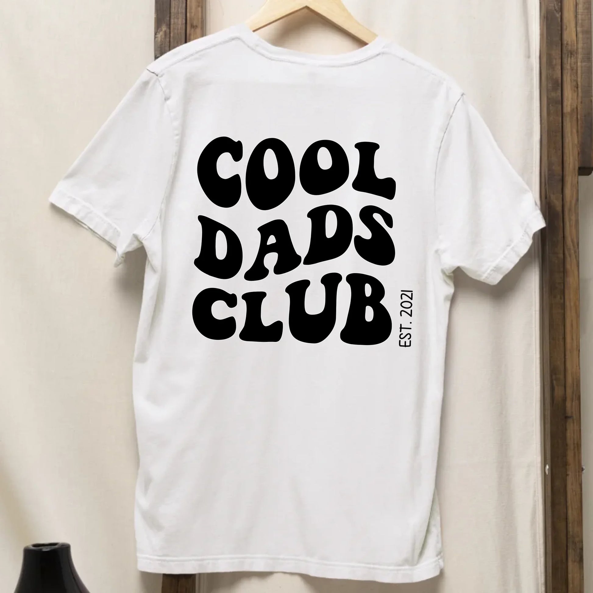 Cool Dads Club Backprint - Bio Herren Shirt *personalisierbar* Creator T-Shirt 2.0 ST ST BACK ONLY White