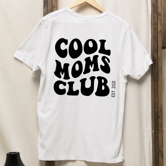 Cool Moms Club Backprint- Bio Damen Oversized Shirt *personalisierbar* Creator T-Shirt 2.0 ST ST BACK ONLY Lilac-Dream