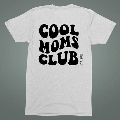 Cool Moms Club Backprint- Bio Damen Oversized Shirt *personalisierbar* Creator T-Shirt 2.0 ST ST BACK ONLY Heather-Grey