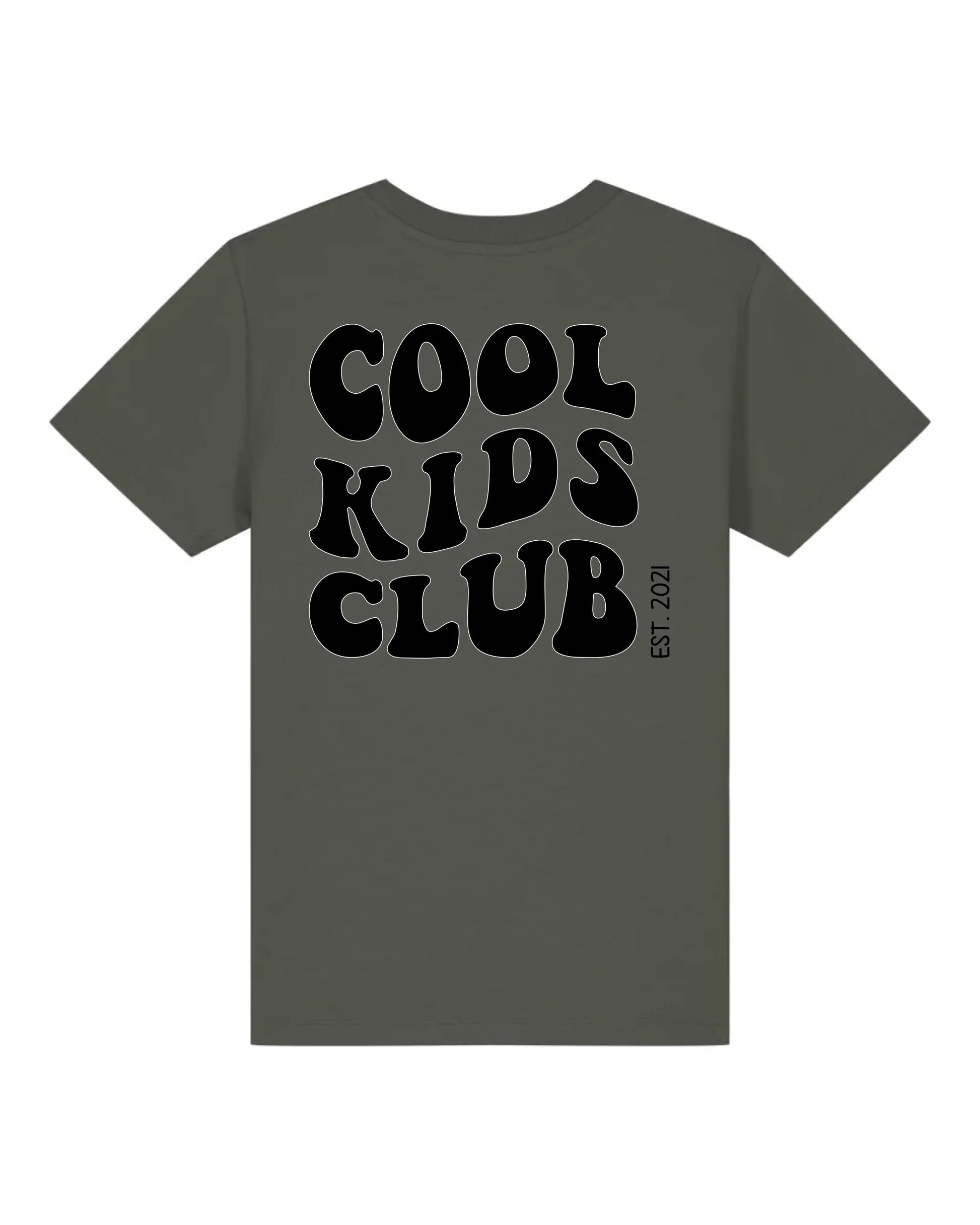 Cools Kids Club Backprint - Bio Kinder Shirt *personalisierbar* Mini Creator Shirt 2.0 ST ST Khaki