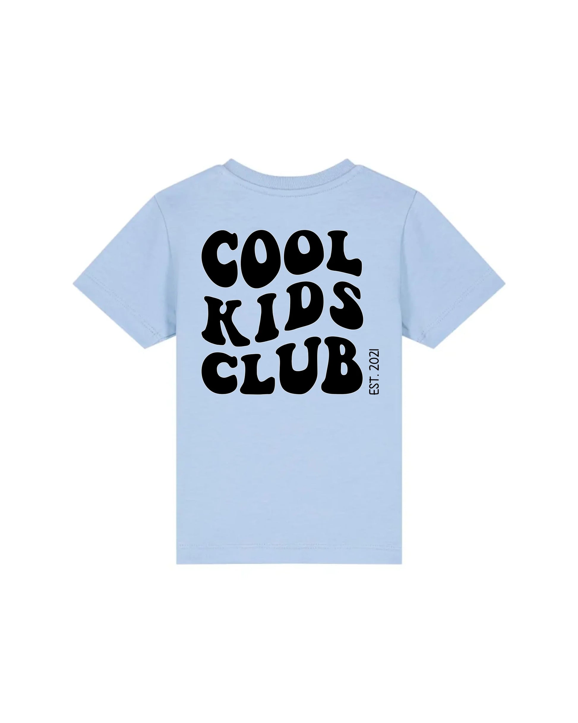 Cool Kids Club Backprint - Bio Baby Shirt *personalisierbar* Baby Creator T-Shirt ST ST NEU Blue-Soul