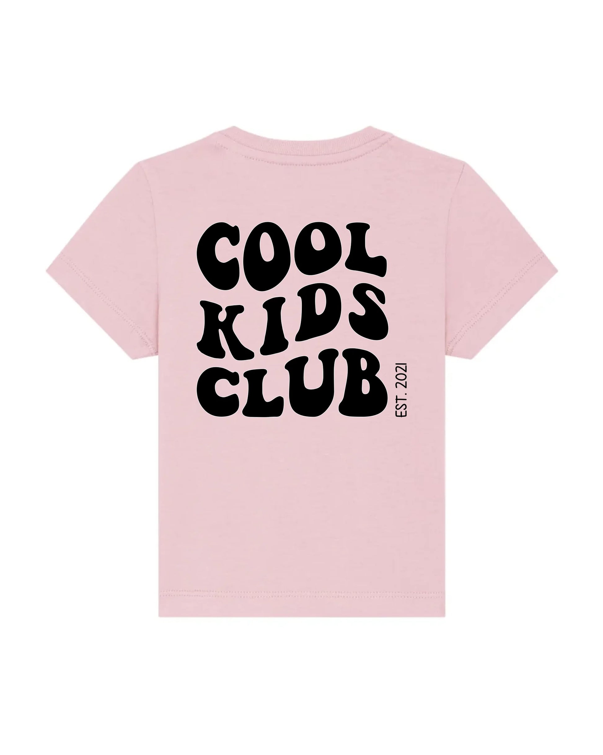 Cool Kids Club Backprint - Bio Baby Shirt *personalisierbar* Baby Creator T-Shirt ST ST NEU Cotton-Pink