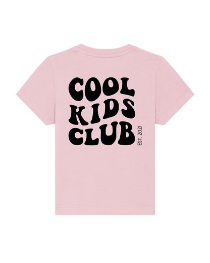 Cool Kids Club Backprint - Bio Baby Shirt *personalisierbar* Baby Creator T-Shirt ST ST NEU Cotton-Pink