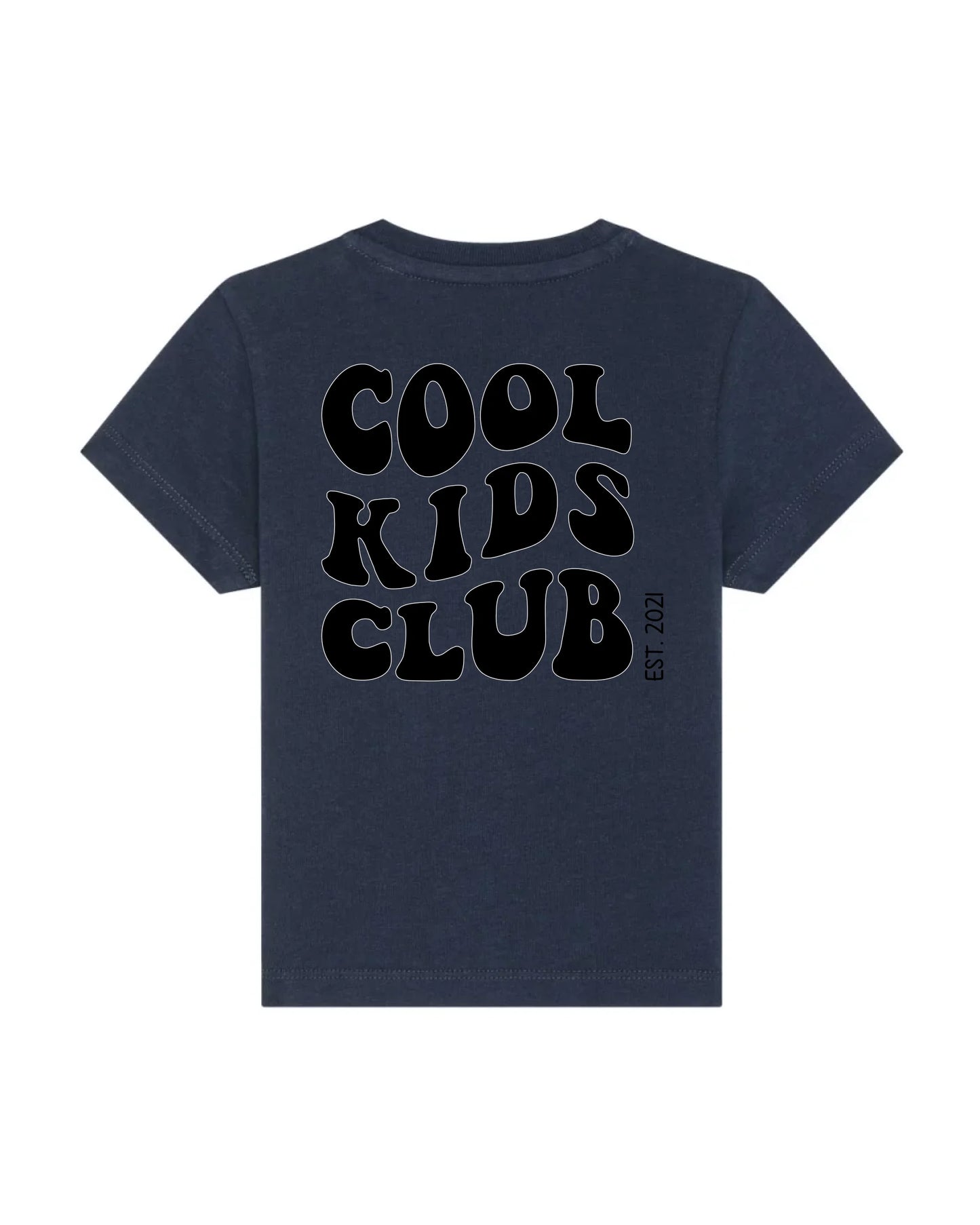 Cool Kids Club Backprint - Bio Baby Shirt *personalisierbar* Baby Creator T-Shirt ST ST NEU French-Navy