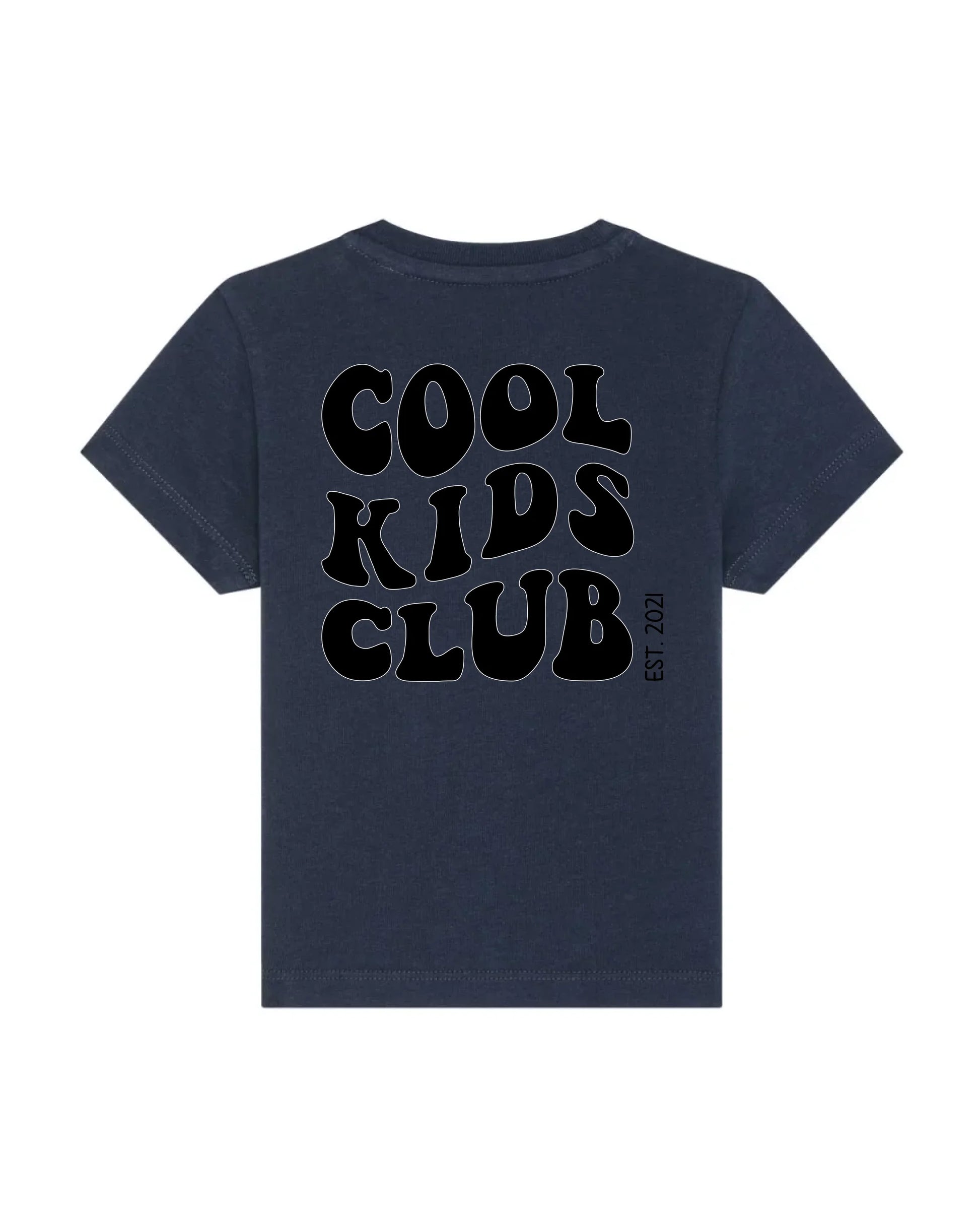 Cool Kids Club Backprint - Bio Baby Shirt *personalisierbar* Baby Creator T-Shirt ST ST NEU French-Navy