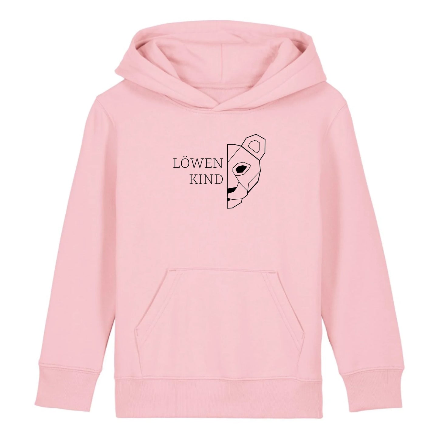 Löwen Kind - Bio Kinder Hoodie *personalisierbar (ohne Namen)* Mini Cruiser Hoodie 2.0 ST ST Cotton-Pink