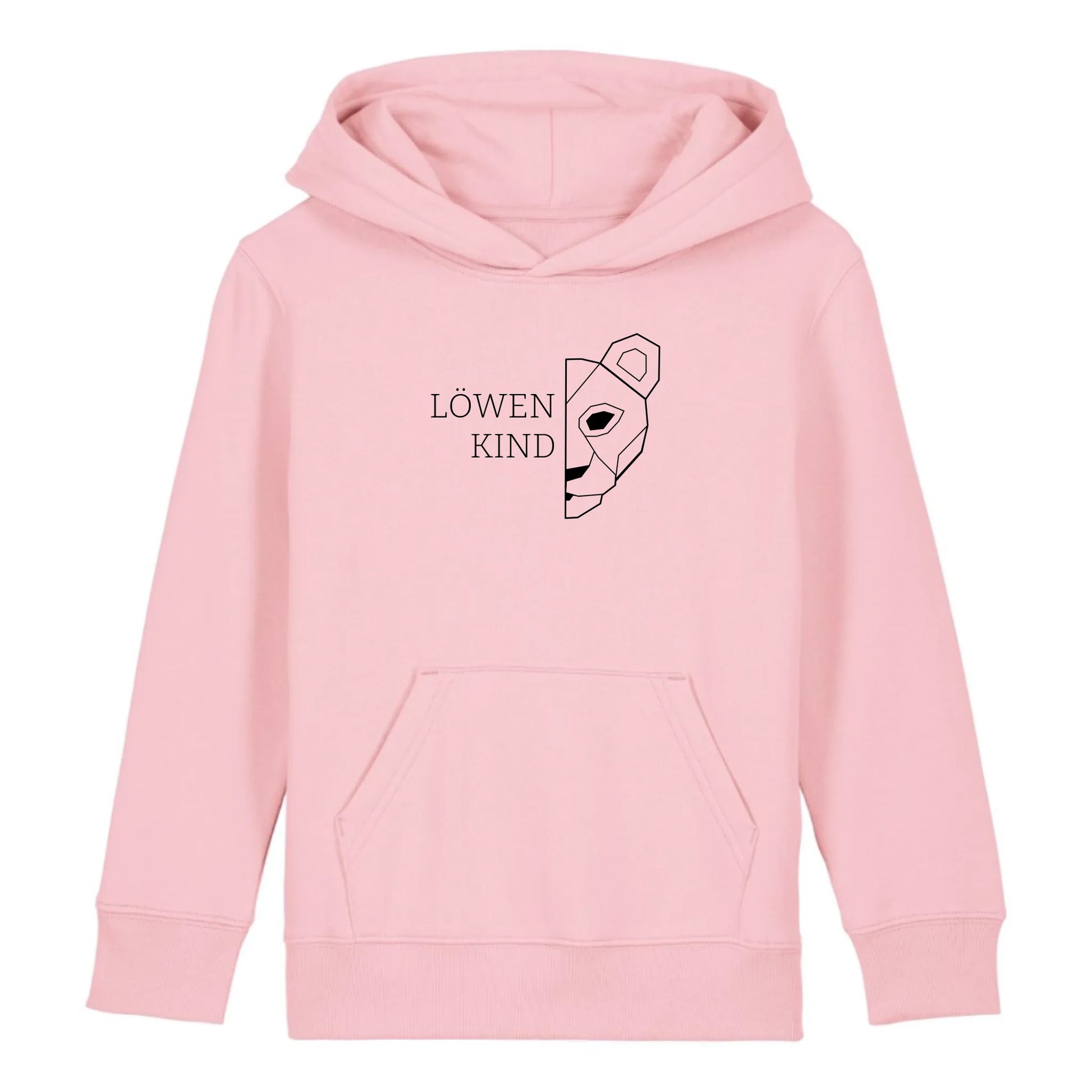Löwen Kind - Bio Kinder Hoodie *personalisierbar (ohne Namen)* Mini Cruiser Hoodie 2.0 ST ST Cotton-Pink