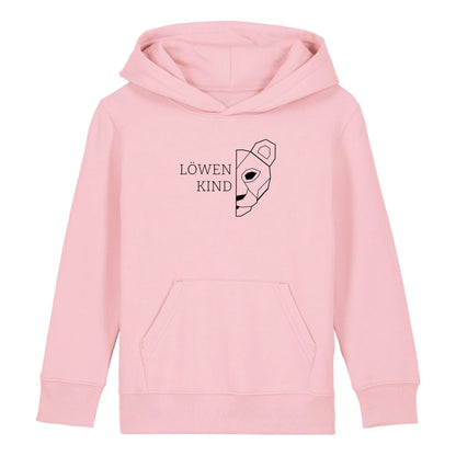 Löwen Kind - Bio Kinder Hoodie *personalisierbar (ohne Namen)*