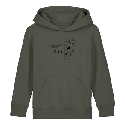 Löwen Kind - Bio Kinder Hoodie *personalisierbar (ohne Namen)*