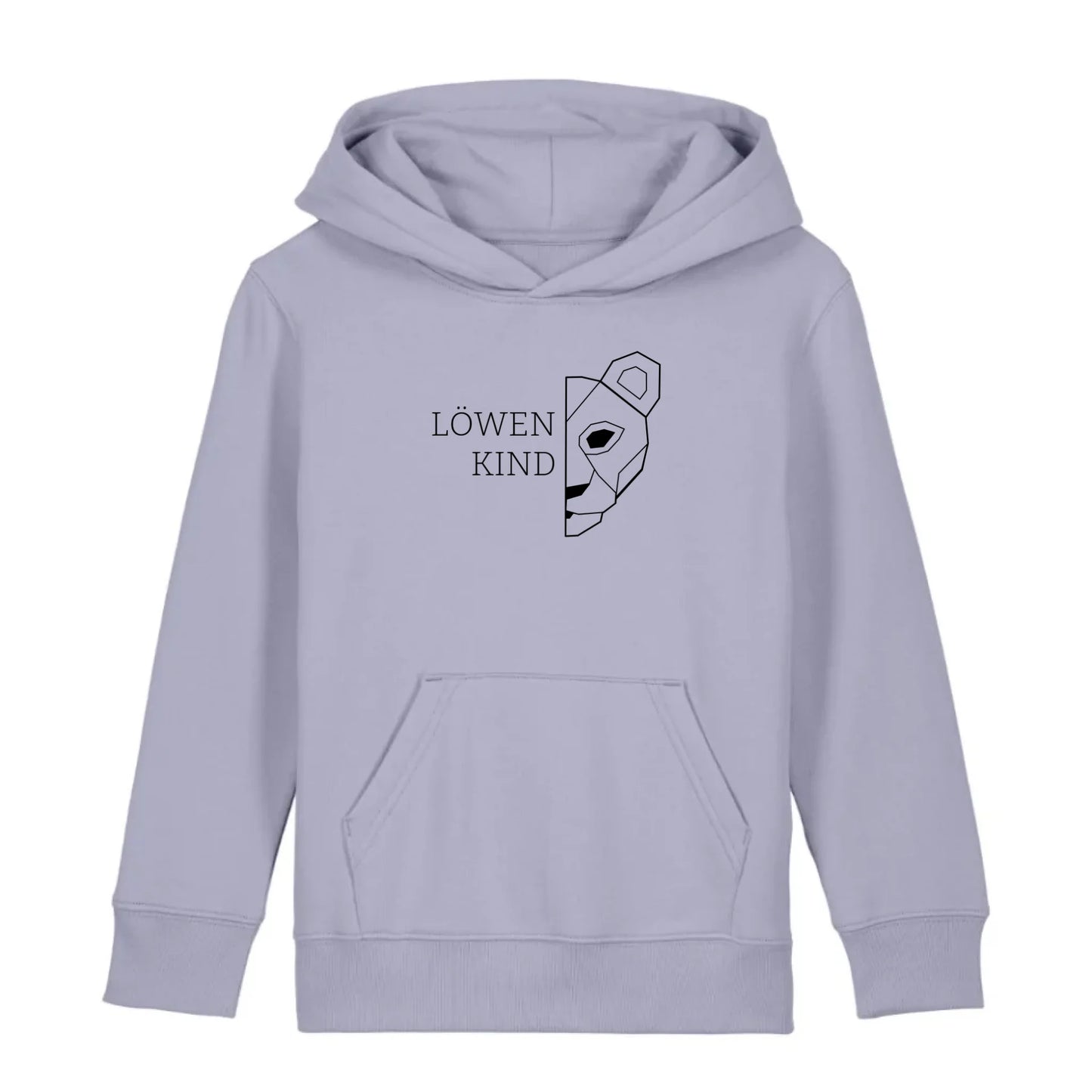 Löwen Kind - Bio Kinder Hoodie *personalisierbar (ohne Namen)* Mini Cruiser Hoodie 2.0 ST ST Lavender