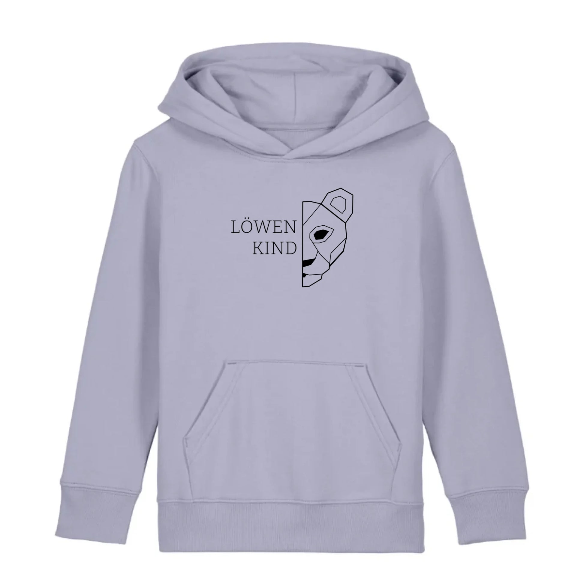 Löwen Kind - Bio Kinder Hoodie *personalisierbar (ohne Namen)* Mini Cruiser Hoodie 2.0 ST ST Lavender