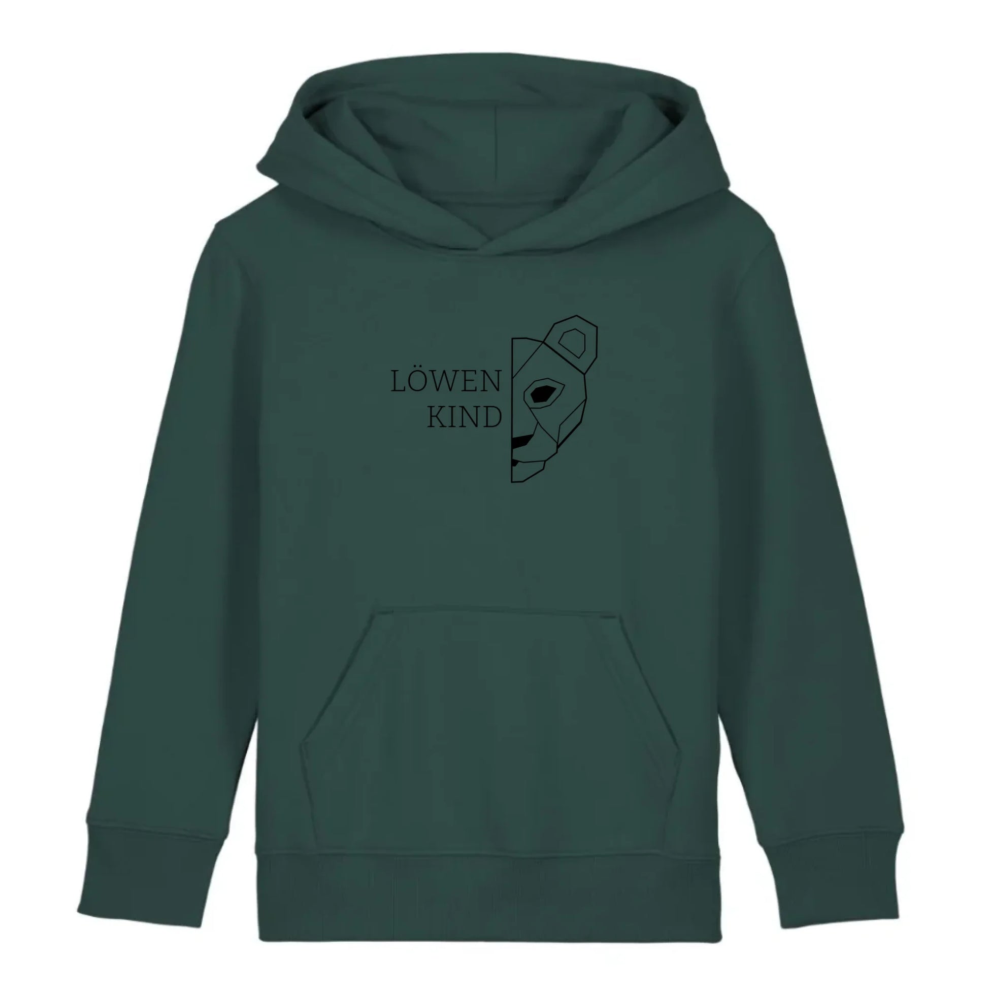 Löwen Kind - Bio Kinder Hoodie *personalisierbar (ohne Namen)* Mini Cruiser Hoodie 2.0 ST ST Glazed-Green