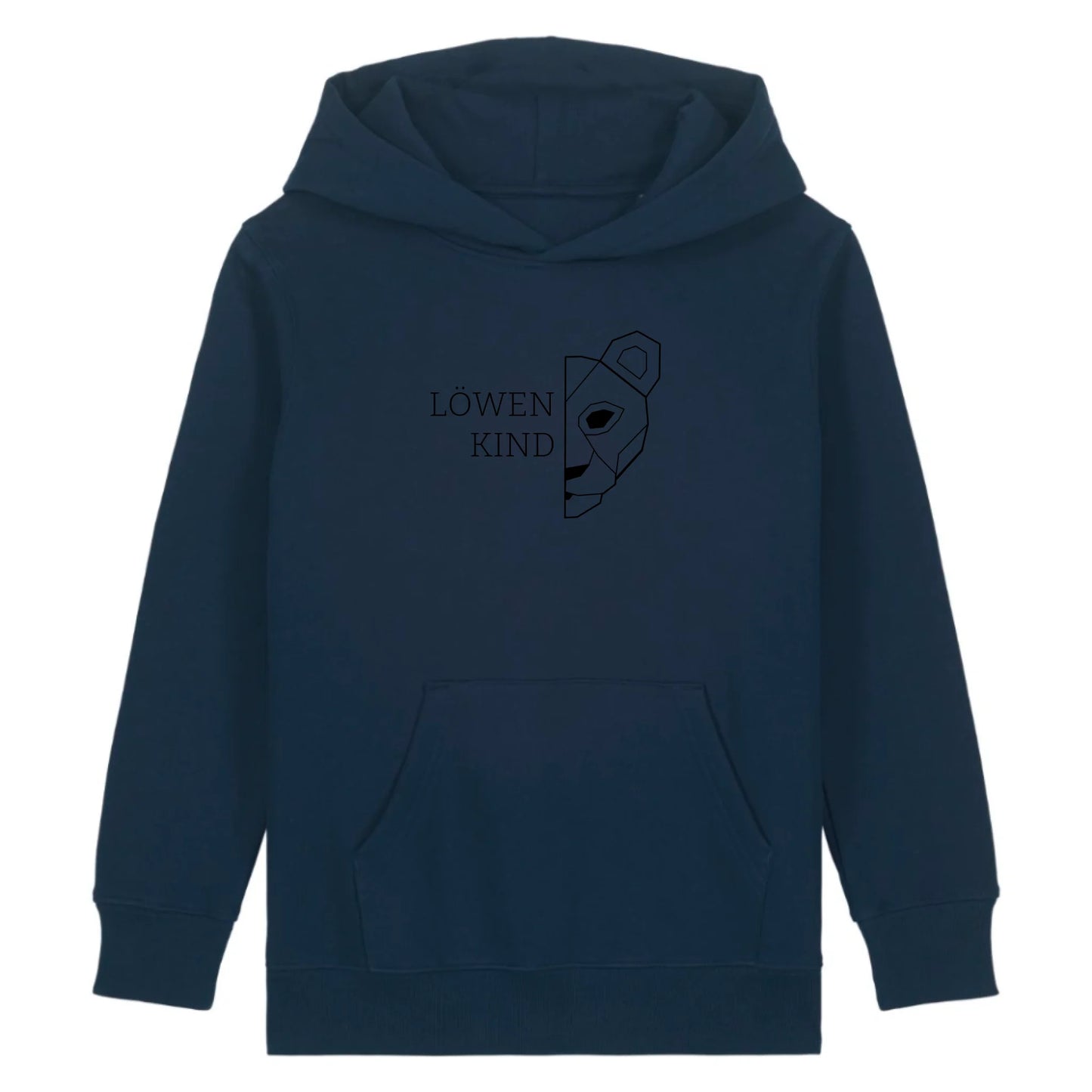 Löwen Kind - Bio Kinder Hoodie *personalisierbar (ohne Namen)* Mini Cruiser Hoodie 2.0 ST ST French-Navy