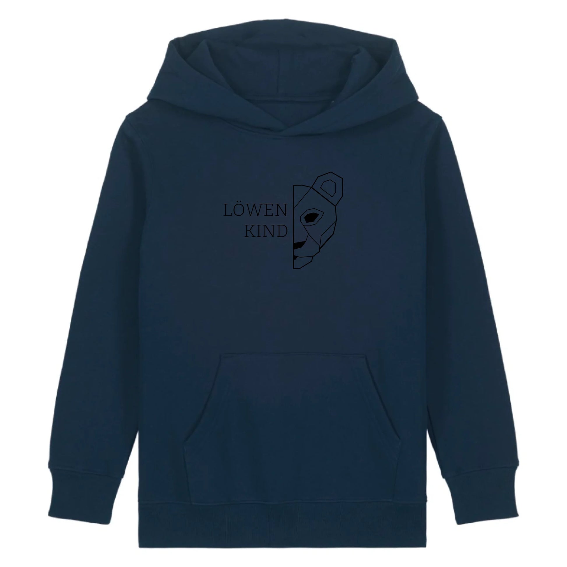 Löwen Kind - Bio Kinder Hoodie *personalisierbar (ohne Namen)* Mini Cruiser Hoodie 2.0 ST ST French-Navy