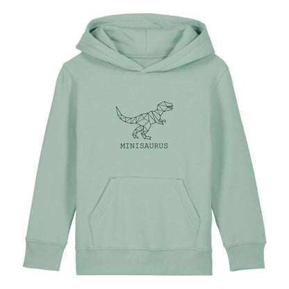 Minisaurus - Bio Kinder Hoodie *personalisierbar (ohne Namen)* Mini Cruiser Hoodie 2.0 ST ST Aloe