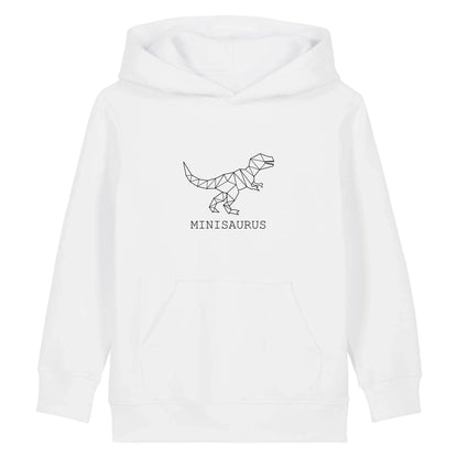 Minisaurus - Bio Kinder Hoodie *personalisierbar (ohne Namen)* Mini Cruiser Hoodie 2.0 ST ST White