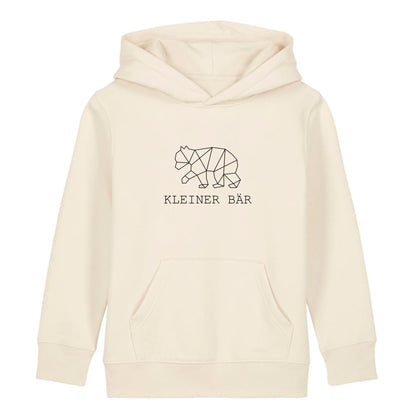 Kleiner Bär - Bio Kinder Hoodie *personalisierbar (ohne Namen)* Mini Cruiser Hoodie 2.0 ST ST Natural-Raw
