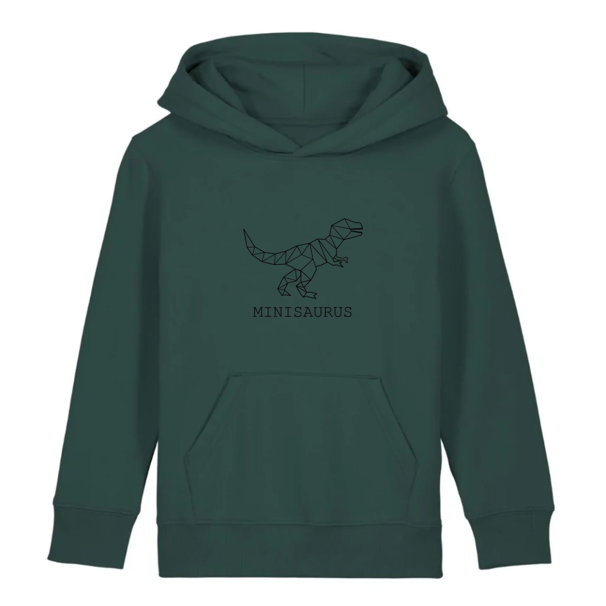 Minisaurus - Bio Kinder Hoodie *personalisierbar (ohne Namen)* Mini Cruiser Hoodie 2.0 ST ST Glazed-Green