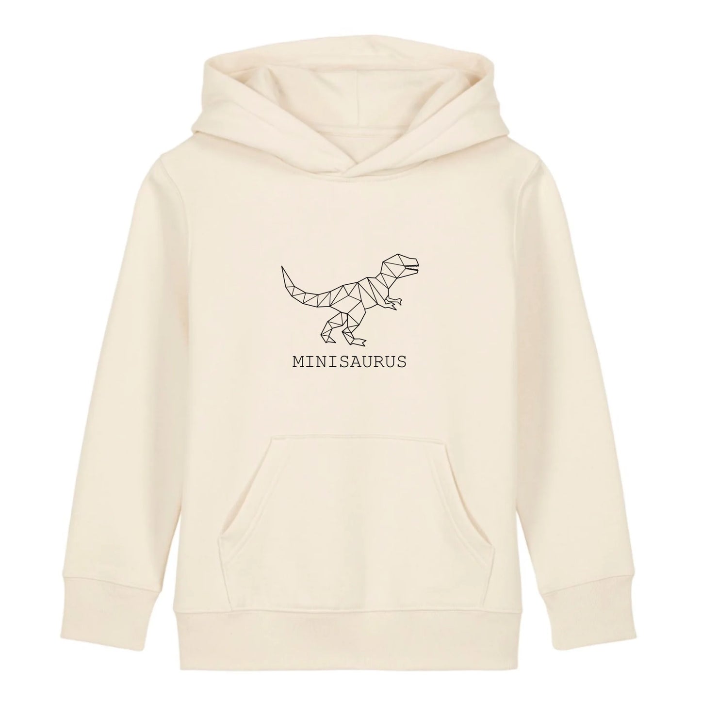 Minisaurus - Bio Kinder Hoodie *personalisierbar (ohne Namen)* Mini Cruiser Hoodie 2.0 ST ST Natural-Raw