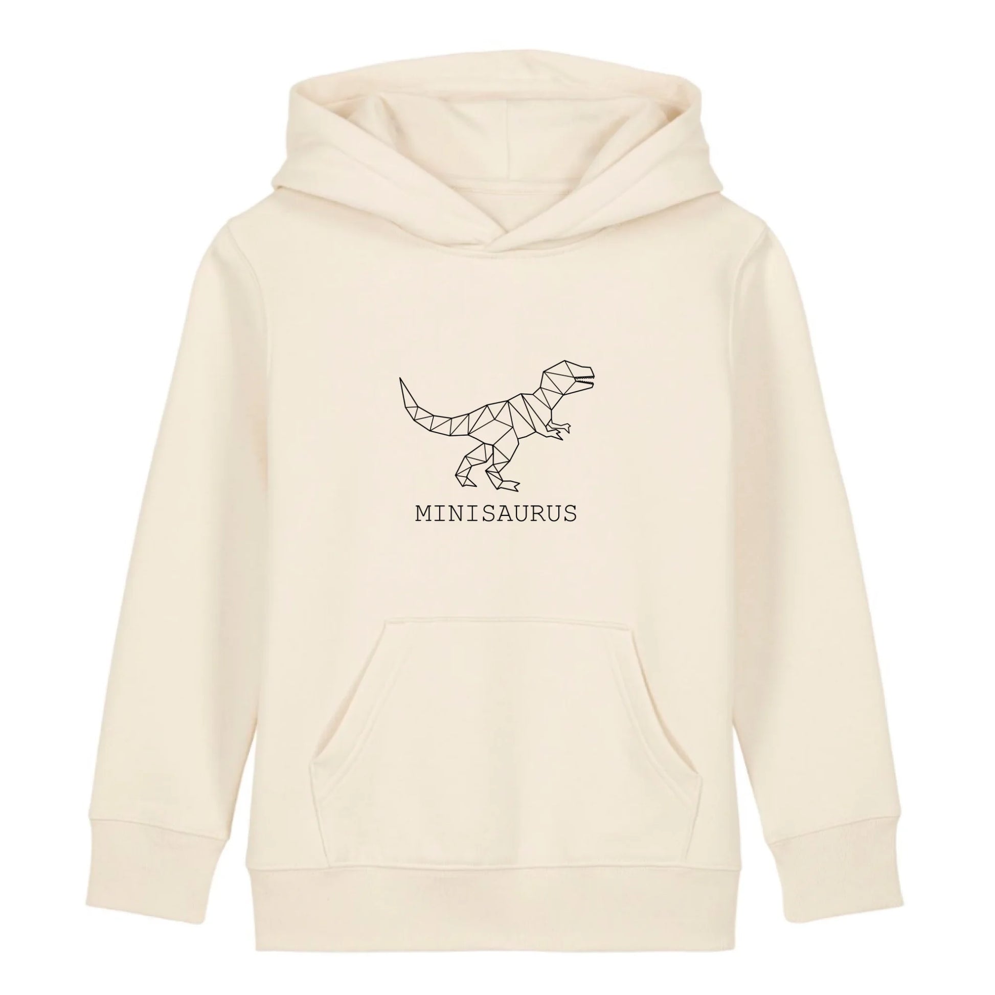Minisaurus - Bio Kinder Hoodie *personalisierbar (ohne Namen)* Mini Cruiser Hoodie 2.0 ST ST Natural-Raw
