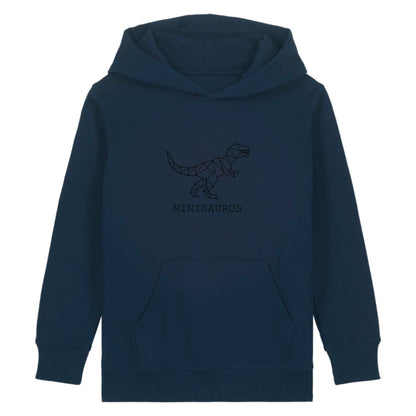 Minisaurus - Bio Kinder Hoodie *personalisierbar (ohne Namen)* Mini Cruiser Hoodie 2.0 ST ST French-Navy
