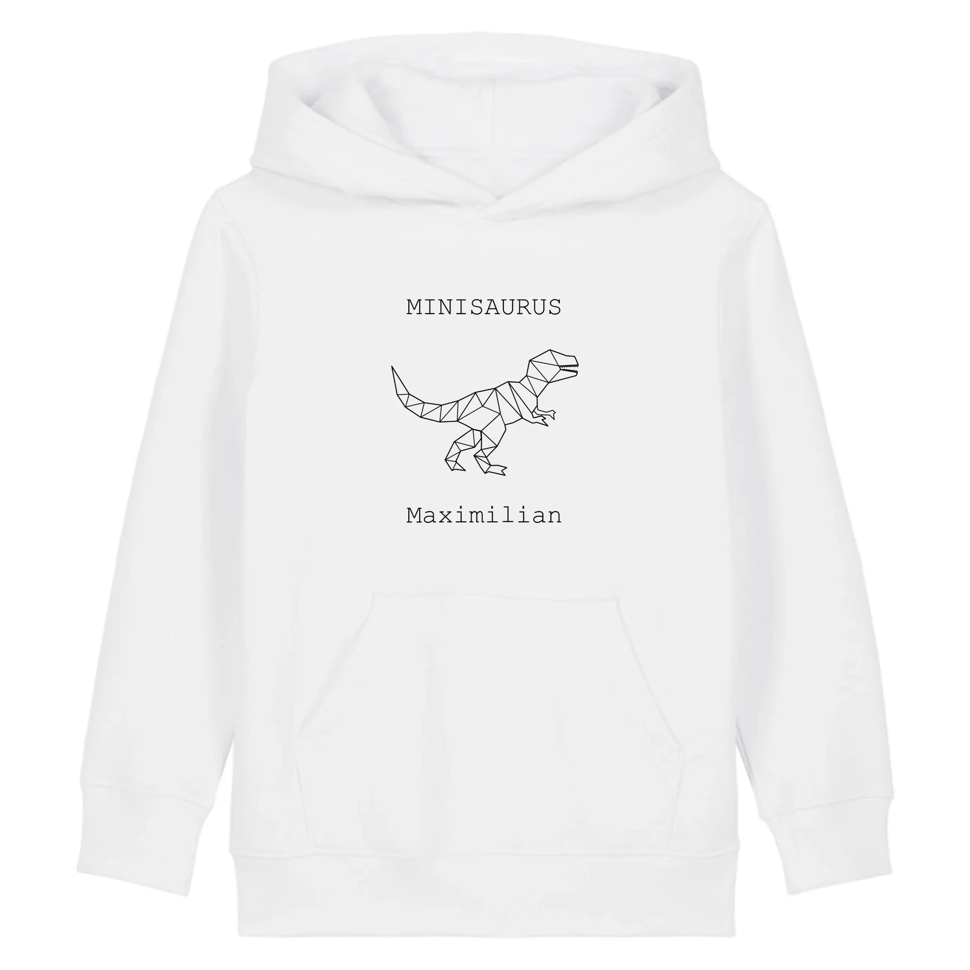 Minisaurus - Bio Kinder Hoodie *personalisierbar (mit Namen)* Mini Cruiser Hoodie 2.0 ST ST White