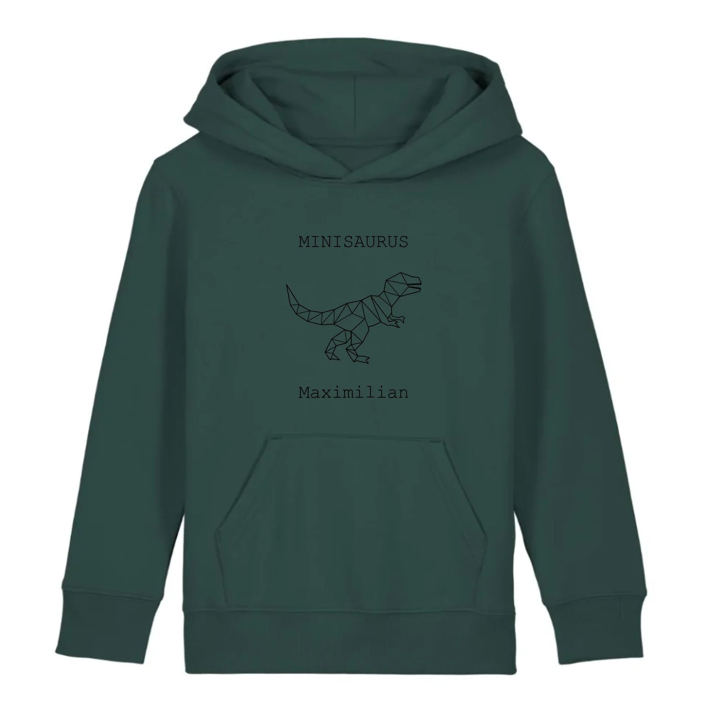 Minisaurus - Bio Kinder Hoodie *personalisierbar (mit Namen)* Mini Cruiser Hoodie 2.0 ST ST Glazed-Green