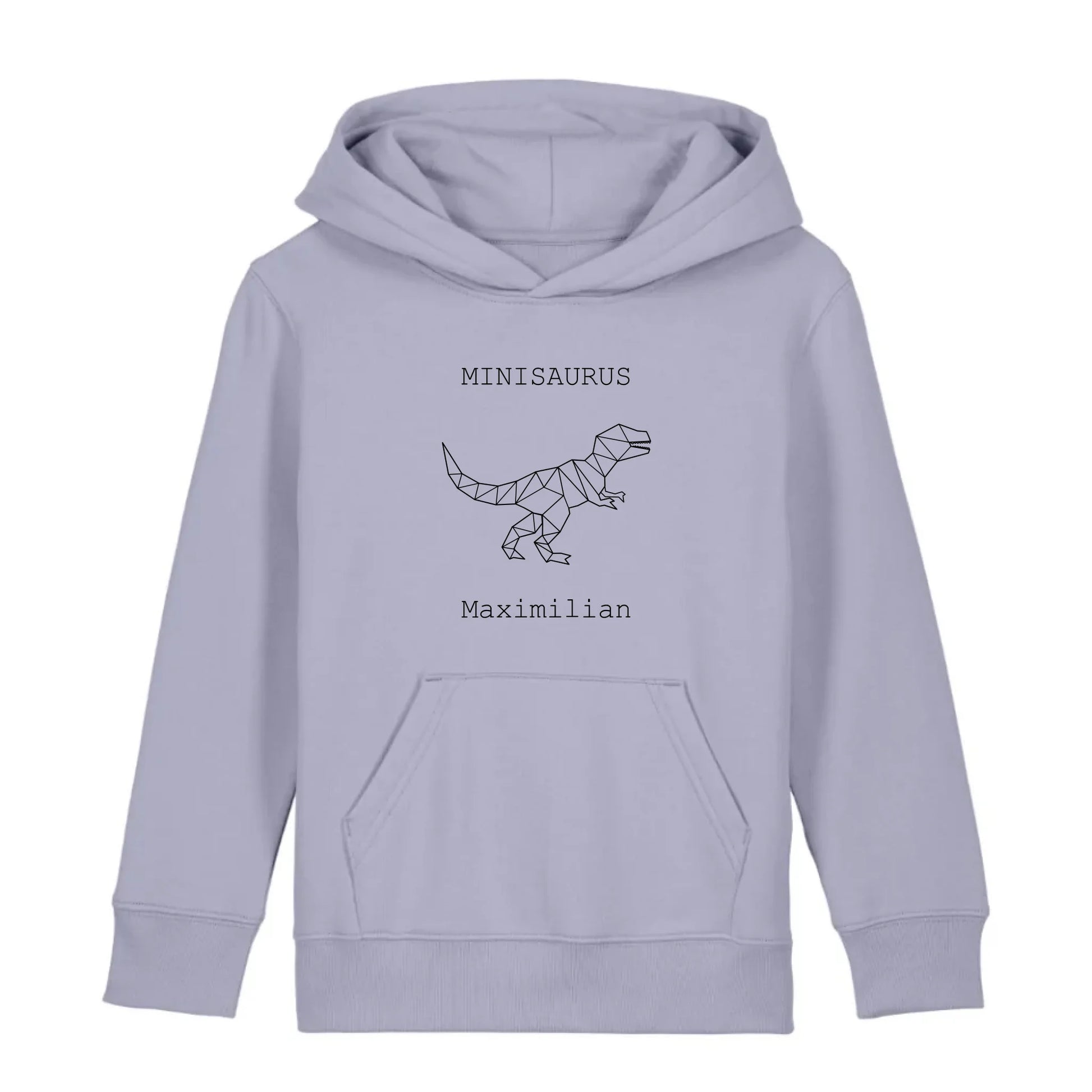 Minisaurus - Bio Kinder Hoodie *personalisierbar (mit Namen)* Mini Cruiser Hoodie 2.0 ST ST Lavender
