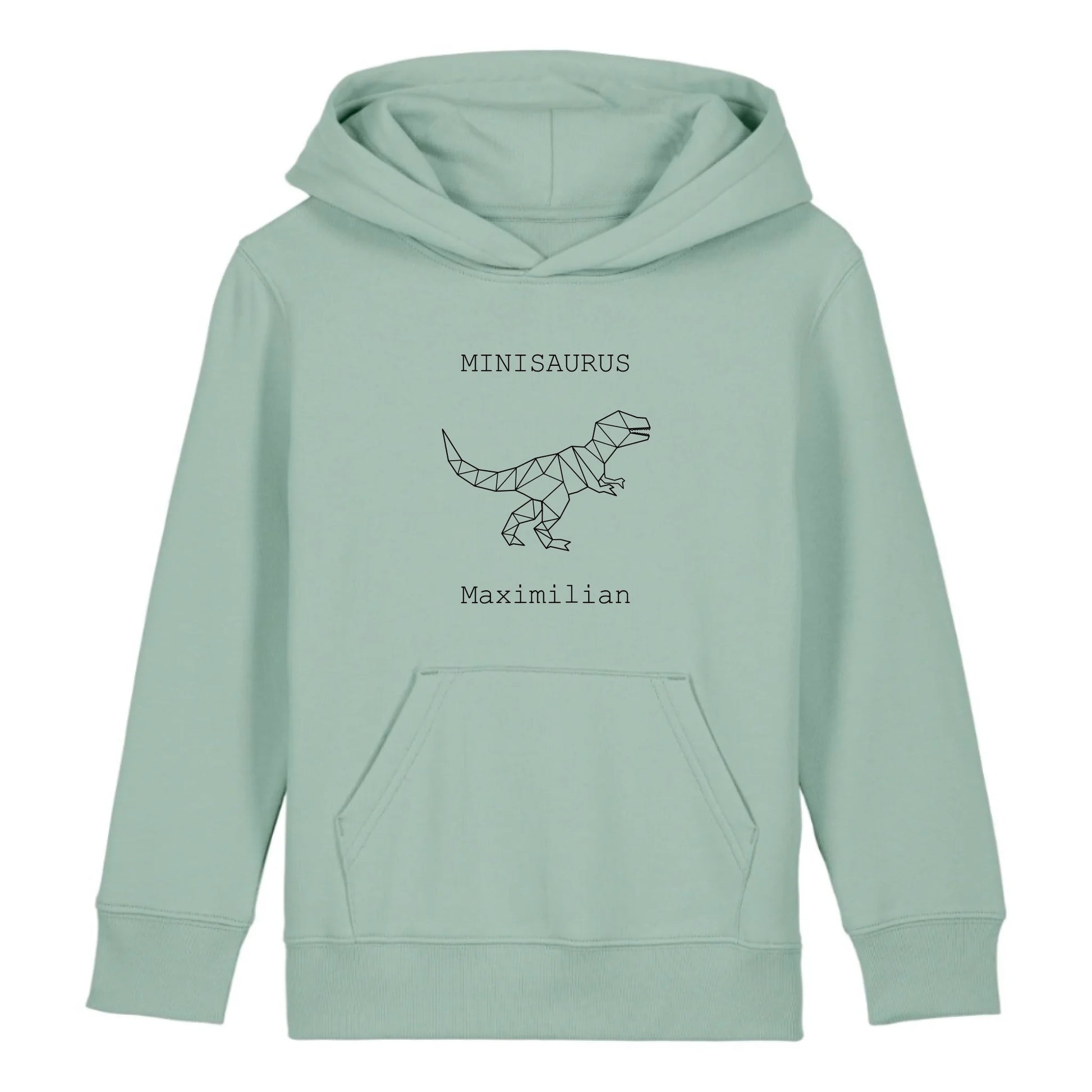 Minisaurus - Bio Kinder Hoodie *personalisierbar (mit Namen)* Mini Cruiser Hoodie 2.0 ST ST Aloe