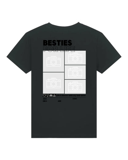 Besties for Life - Bio Kinder Shirt *personalisierbar mit Foto* Mini Creator Shirt 2.0 ST ST Black