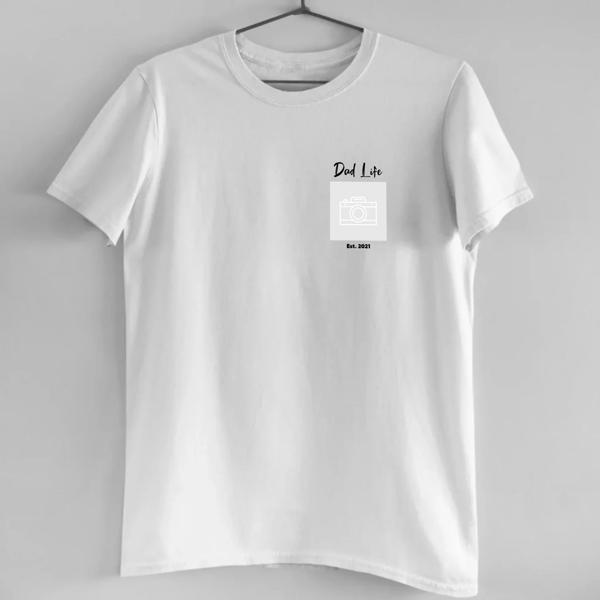 Dad Life Sketch- Bio Herren Shirt *personalisierbar mit Fotos*