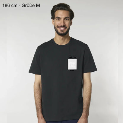 Dad Life Sketch- Bio Herren Shirt *personalisierbar mit Fotos*