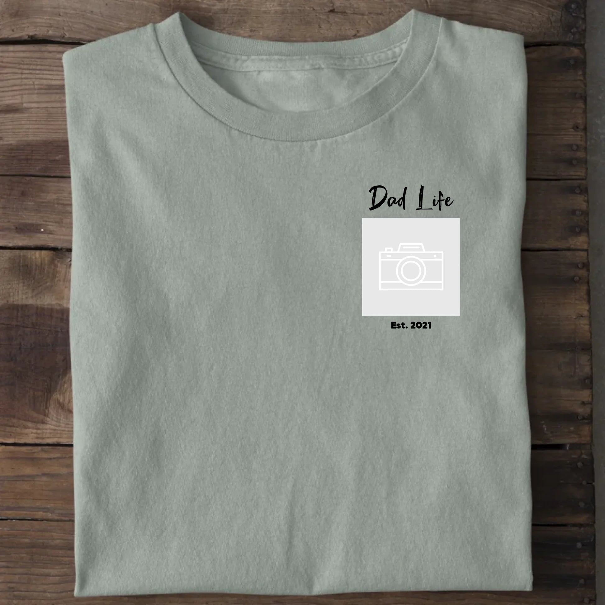 Dad Life Sketch- Bio Herren Shirt *personalisierbar mit Fotos* Creator T-Shirt 2.0 ST ST Aloe