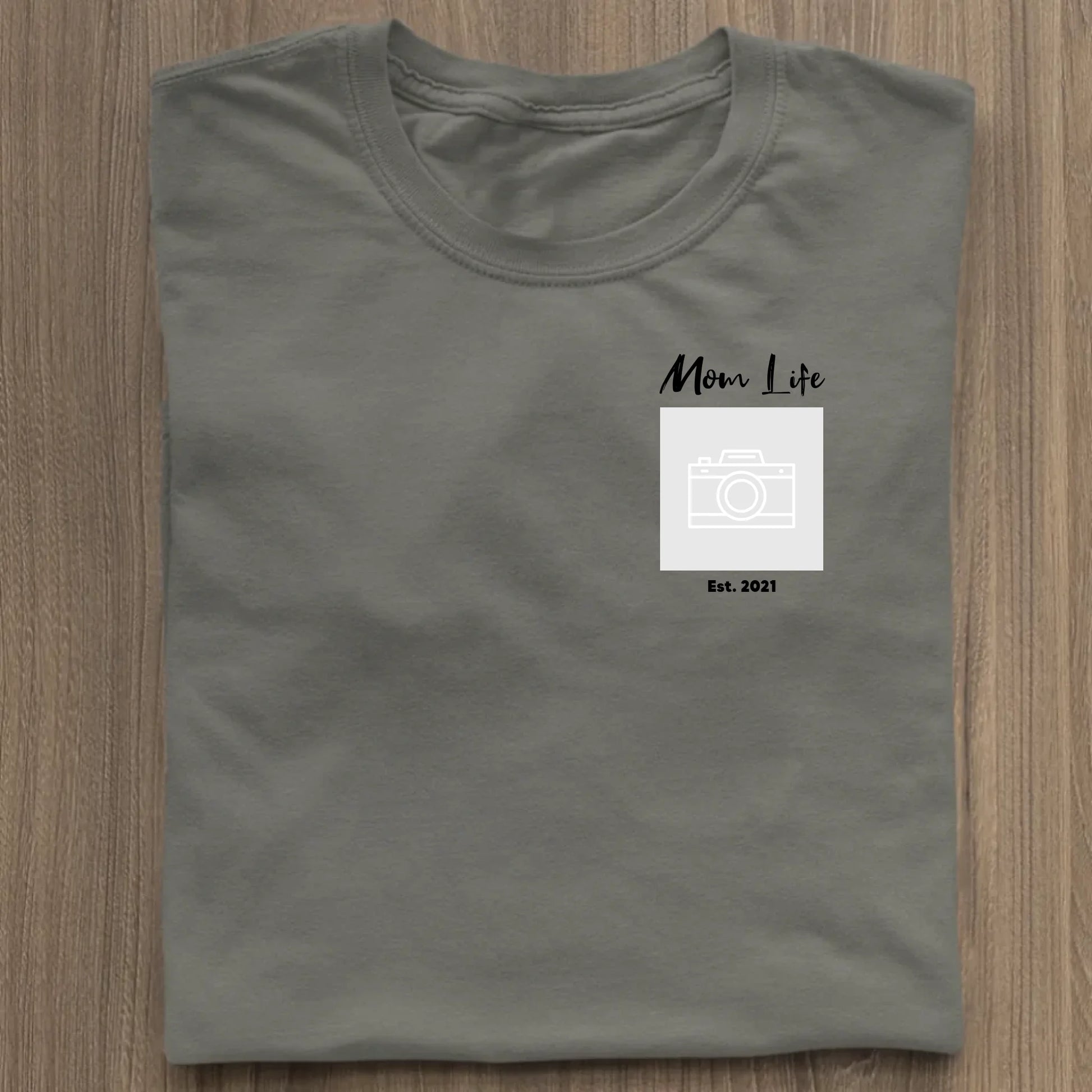 Mom Life Sketch - Bio Damen Shirt *personalisierbar mit Fotos* Stella Muser Shirt ST ST Khaki