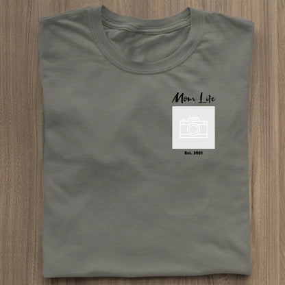 Mom Life Sketch - Bio Damen Shirt *personalisierbar mit Fotos* Stella Muser Shirt ST ST Khaki