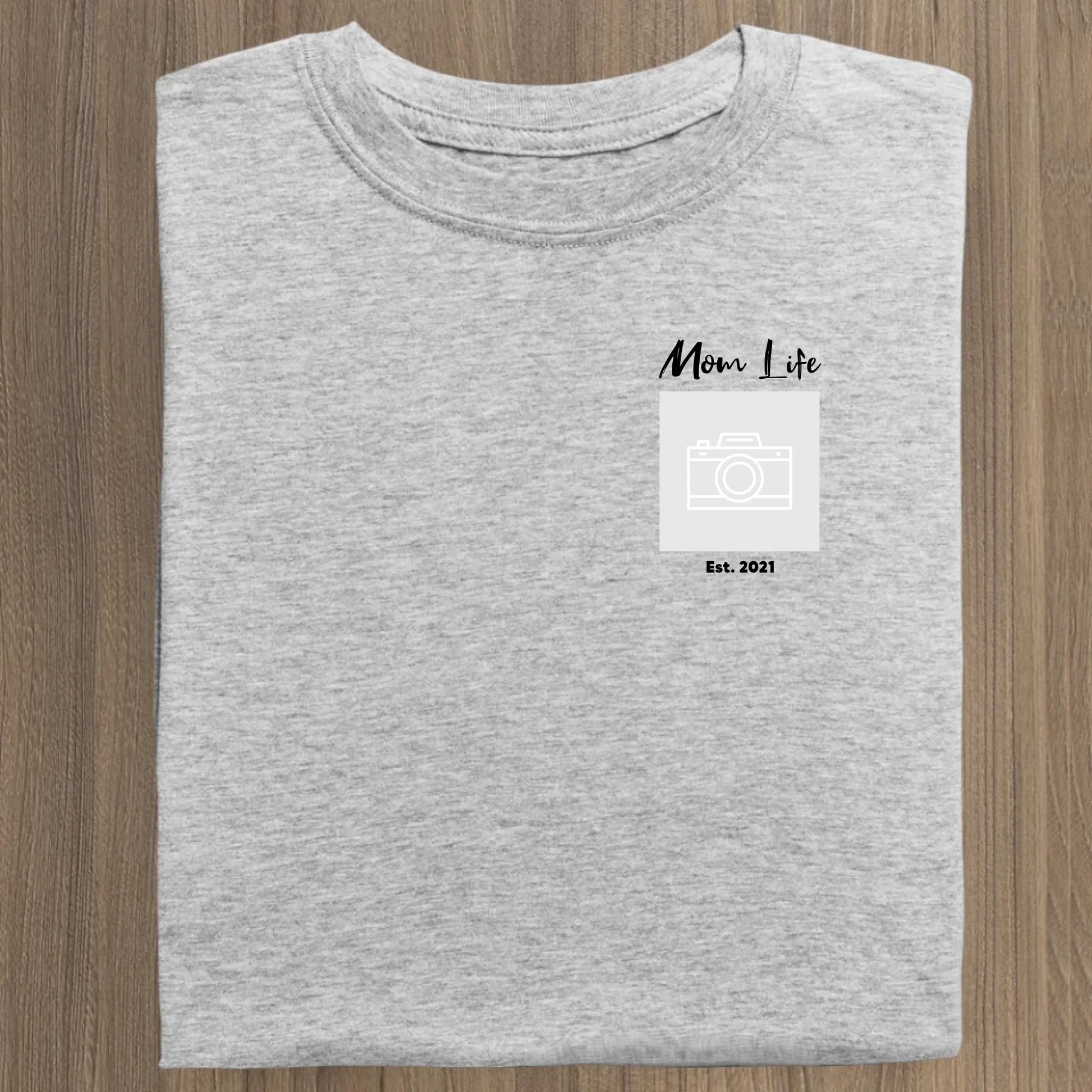 Mom Life Sketch - Bio Damen Shirt *personalisierbar mit Fotos* Stella Muser Shirt ST ST Heather-Grey