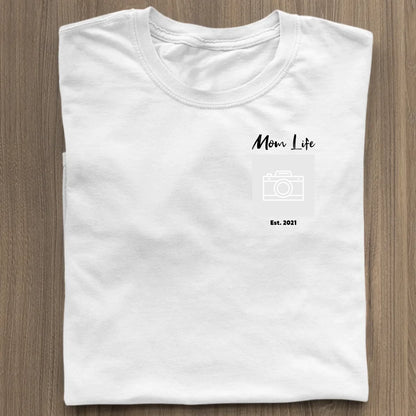 Mom Life Sketch - Bio Damen Shirt *personalisierbar mit Fotos* Stella Muser Shirt ST ST White